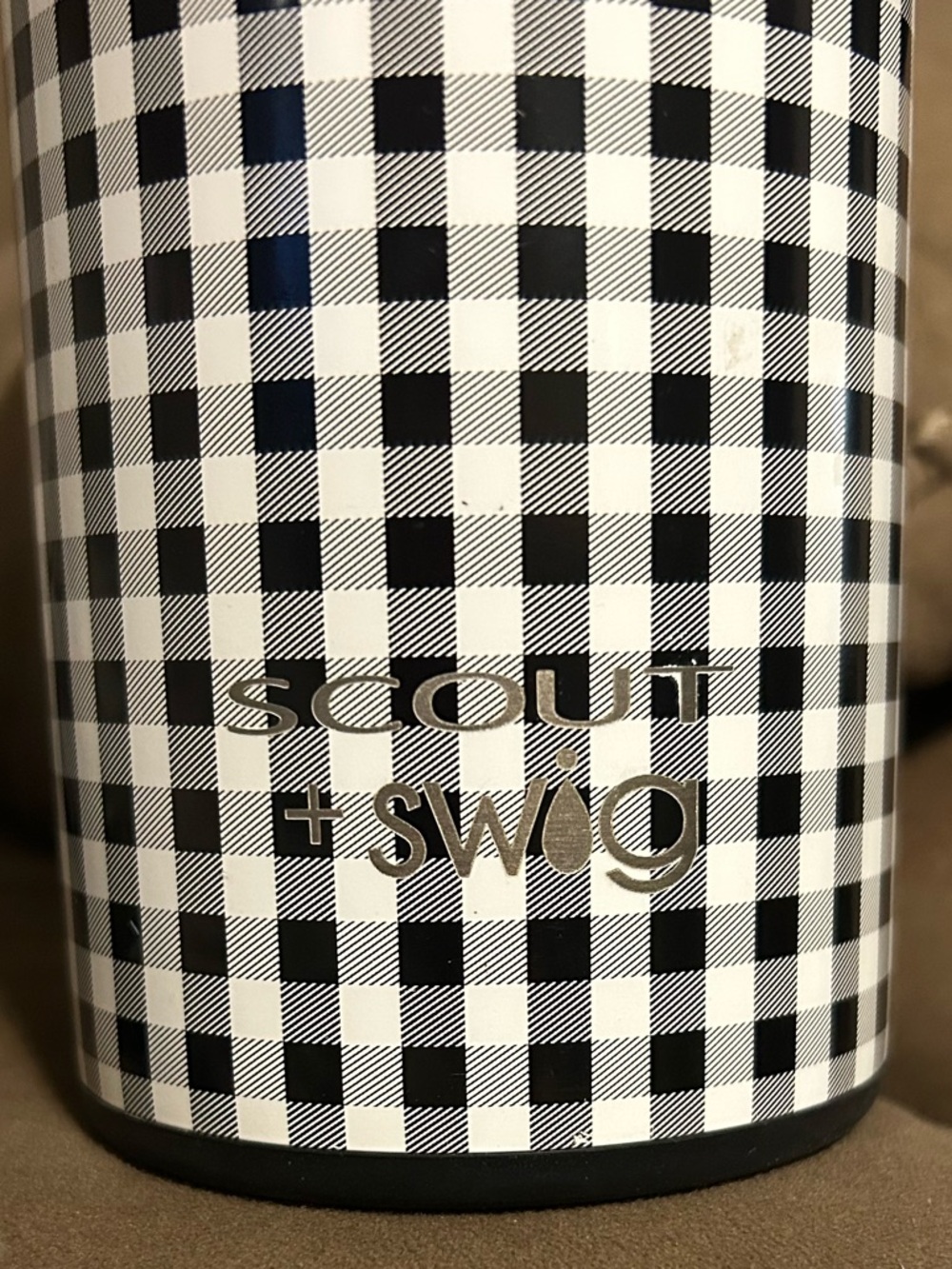 Scout + Swig Checkham Insulated Tumbler - Black & White